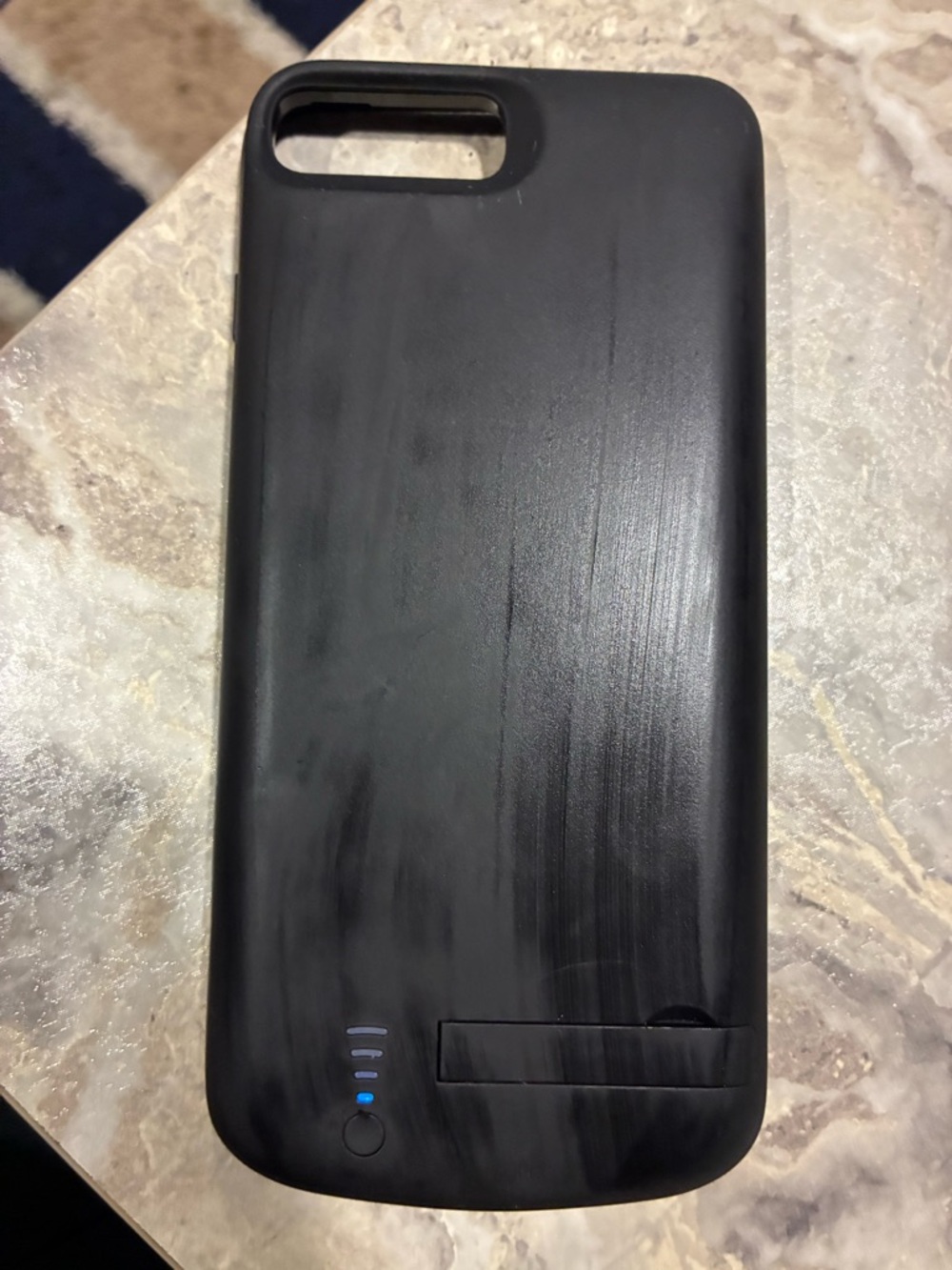 Black Battery Case for iPhone 6.7in with Kickstand